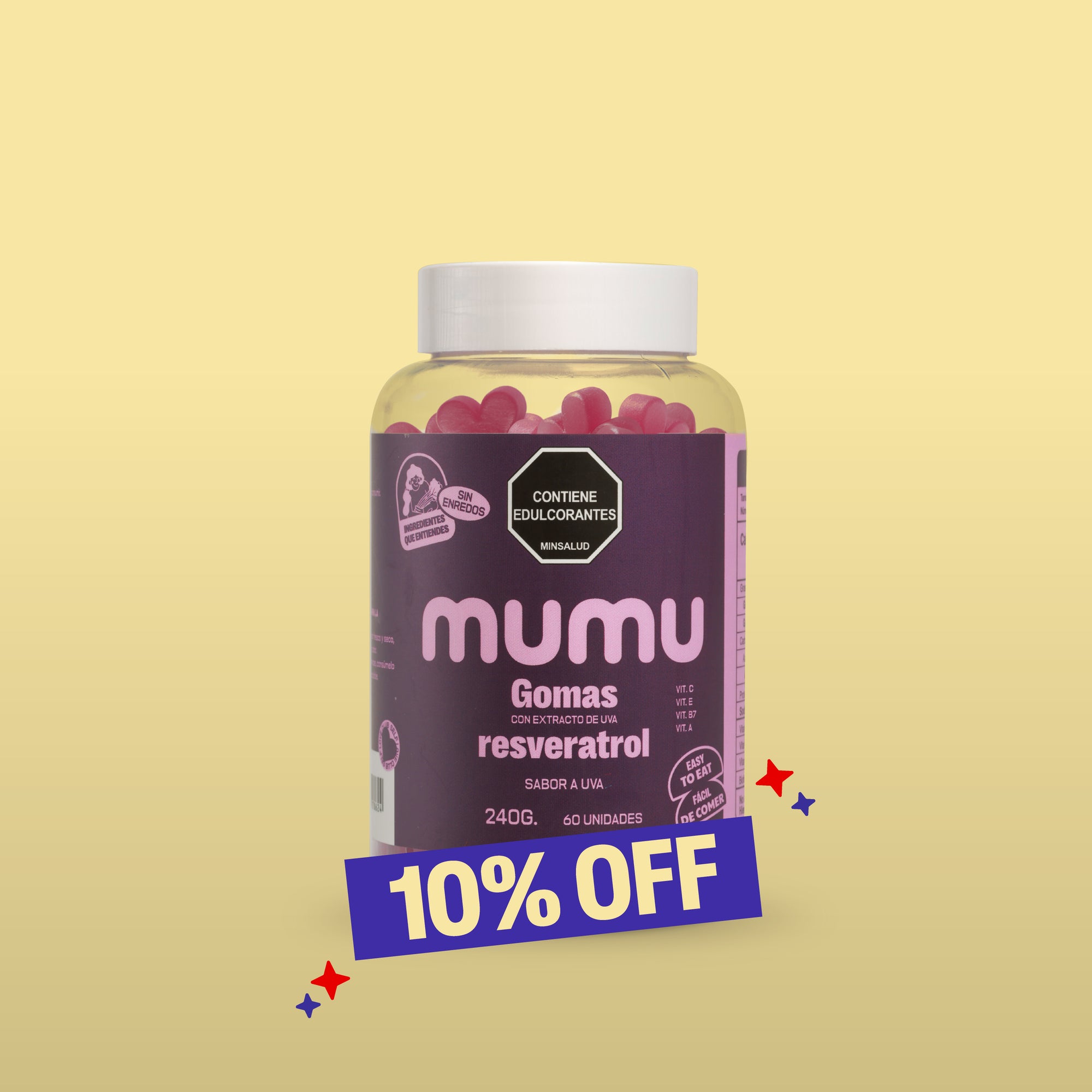 GOMAS DE RESVERATROL - HOT DAYS