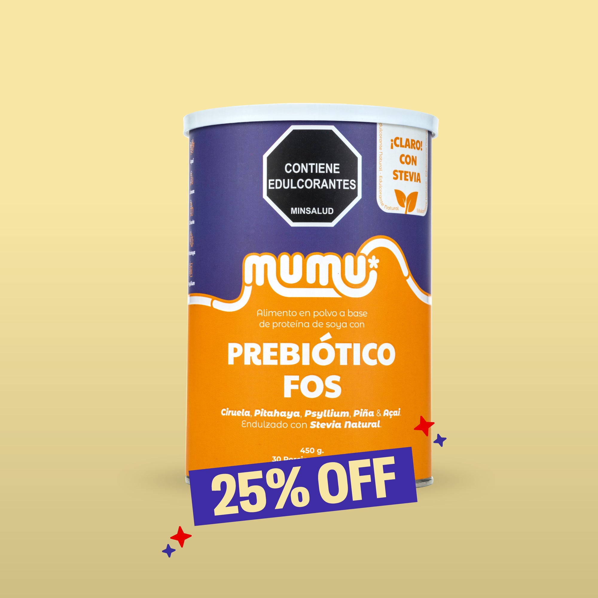 FIBRA CON PREBIÓTICO FOS - HOT DAYS