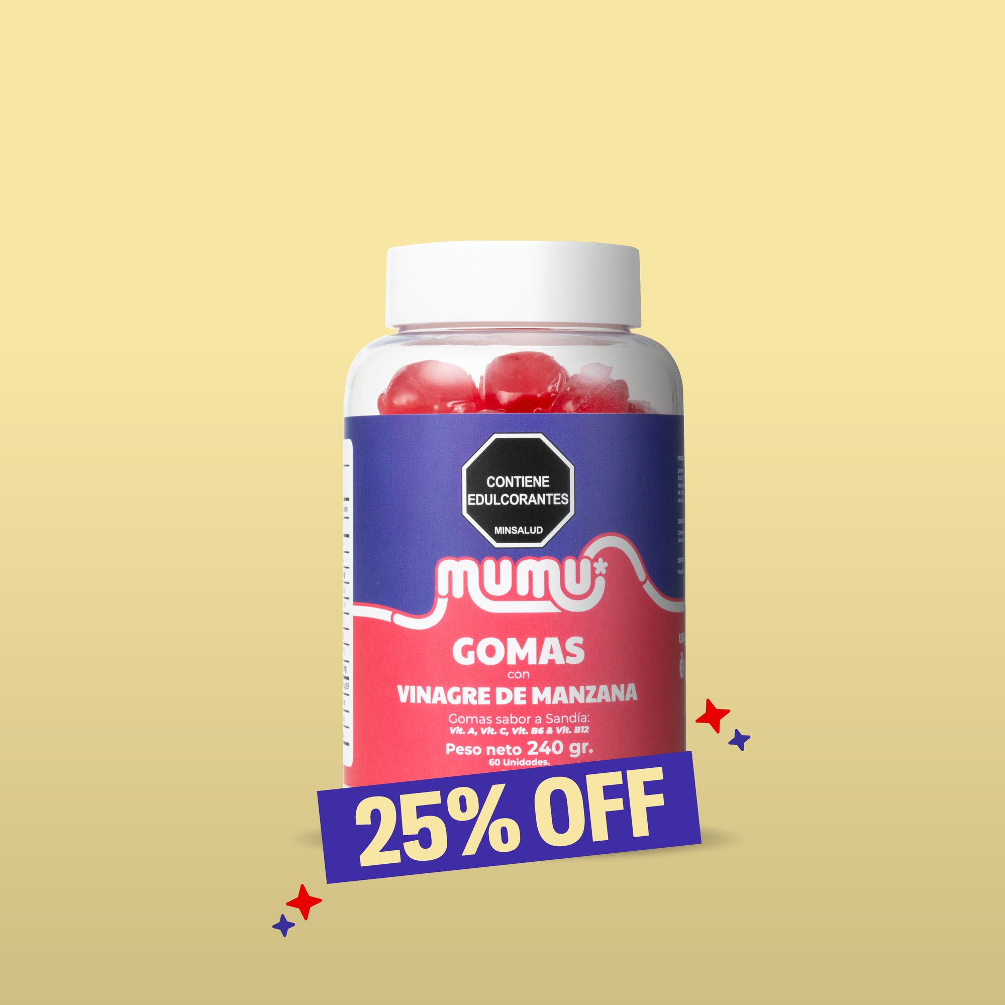 GOMAS DE VINAGRE DE MANZANA - HOT DAYS