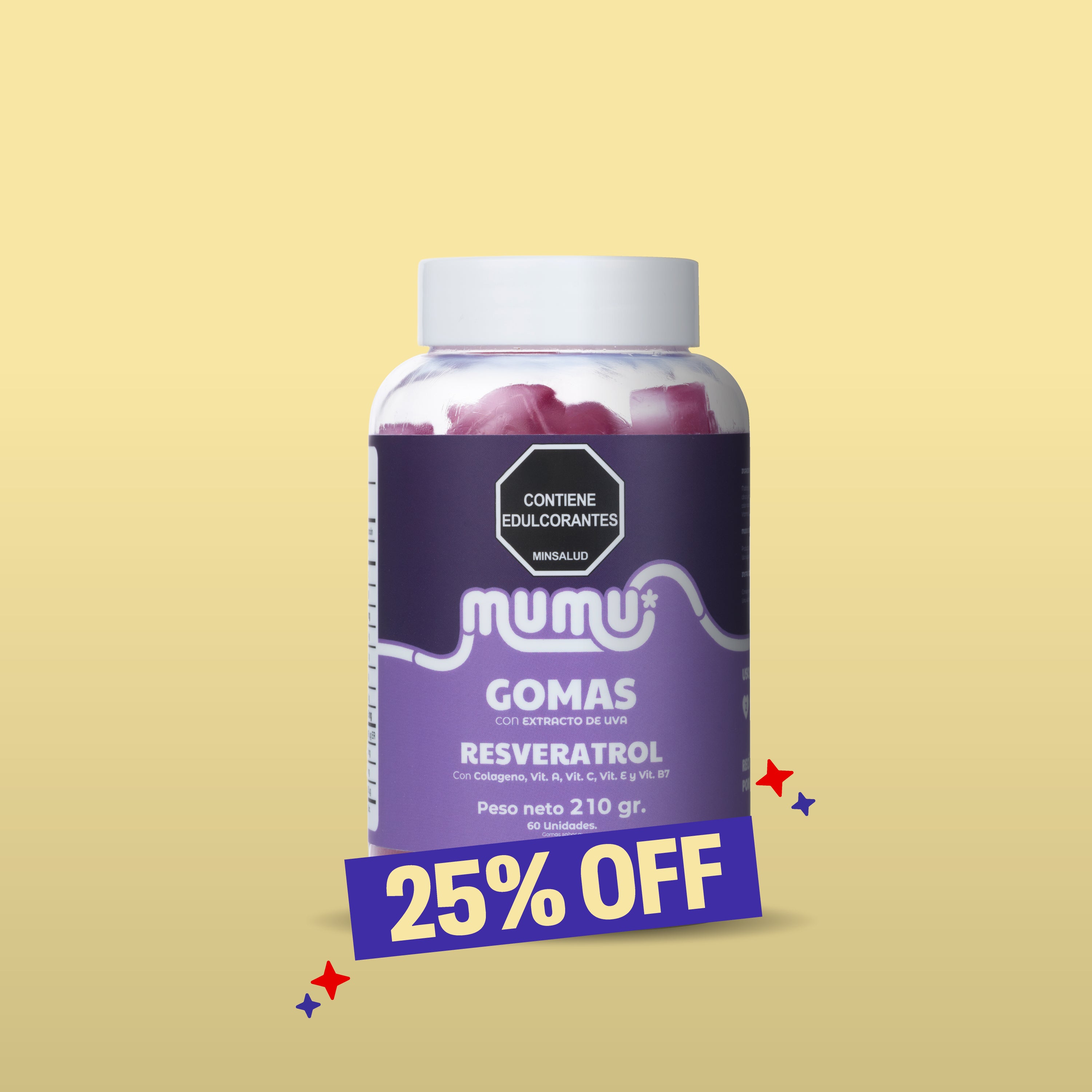 GOMAS DE RESVERATROL - OUTLET