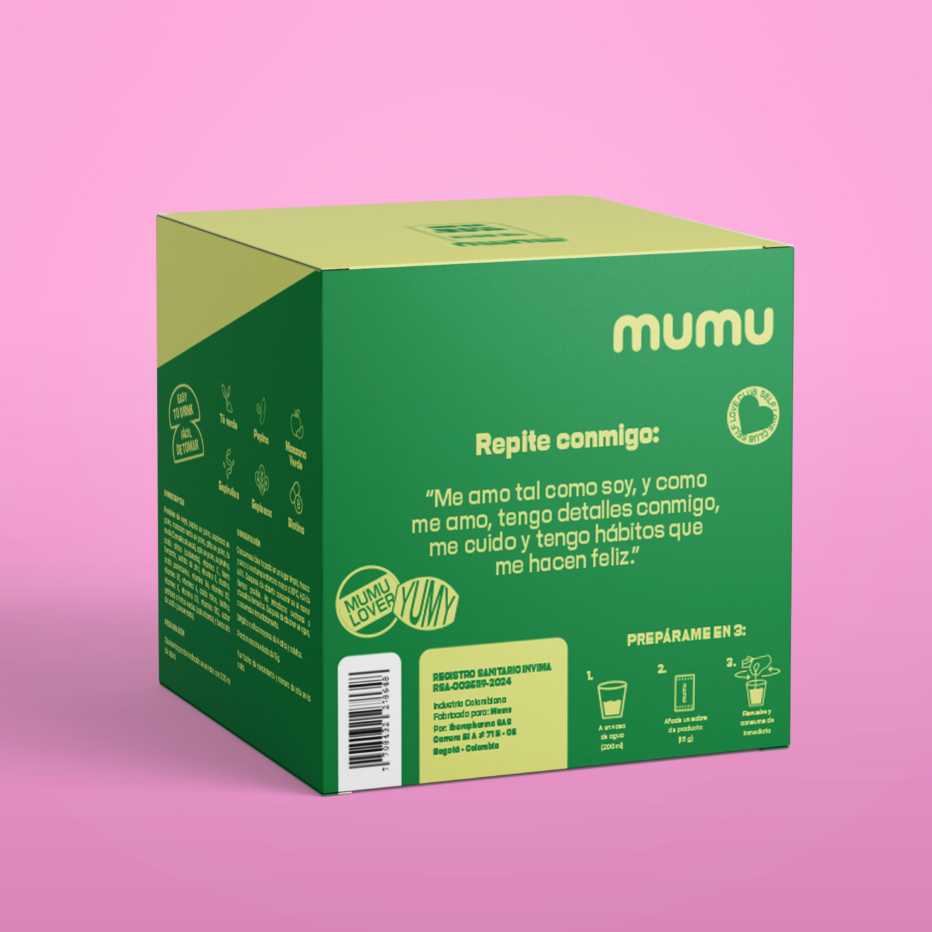 MUMU TO GO – BATIDO VERDE EN POLVO