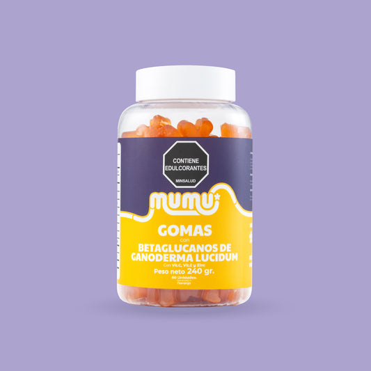 GOMAS DE BETAGLUCANOS DE GANODERMA LUCIDUM