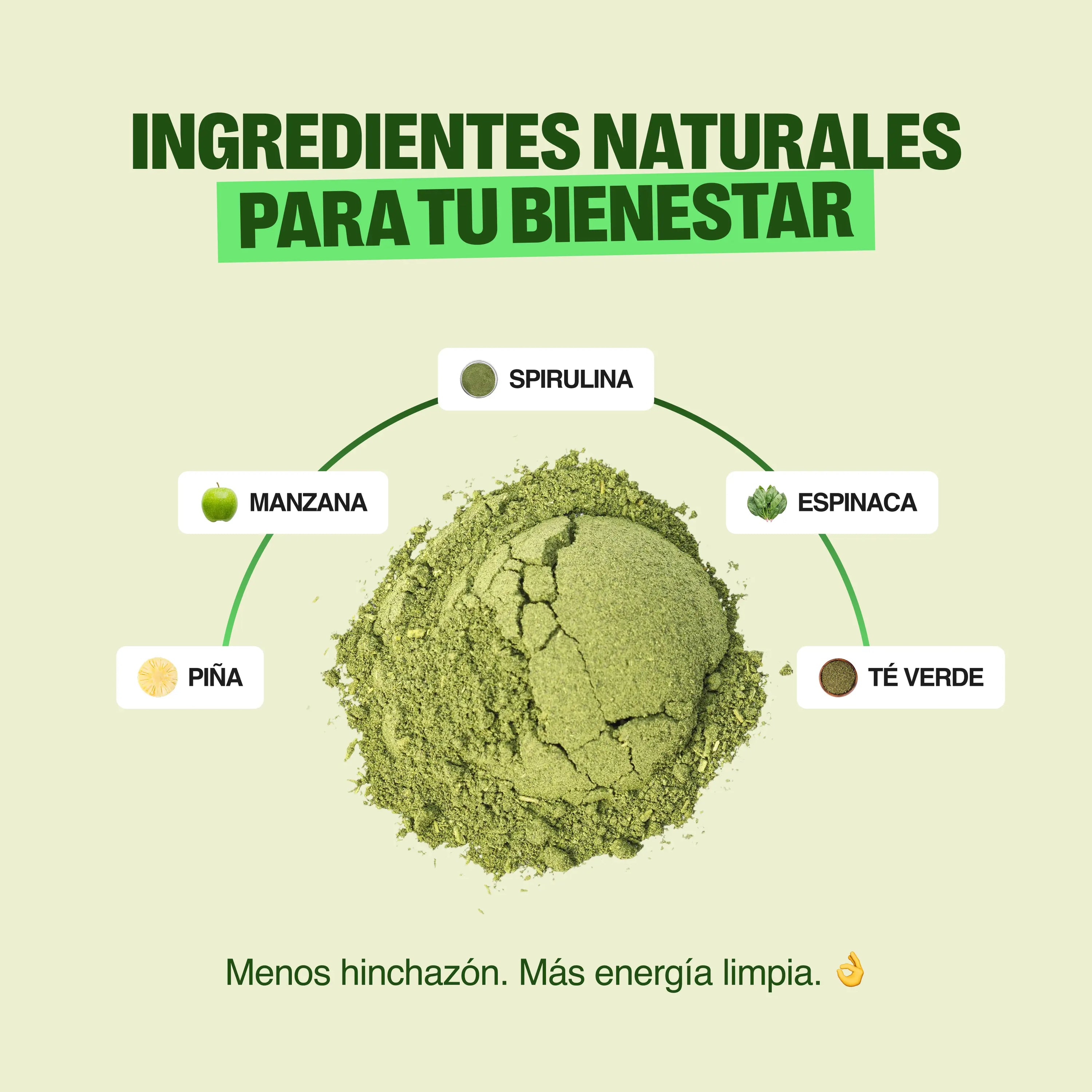 BATIDO VERDE EN POLVO