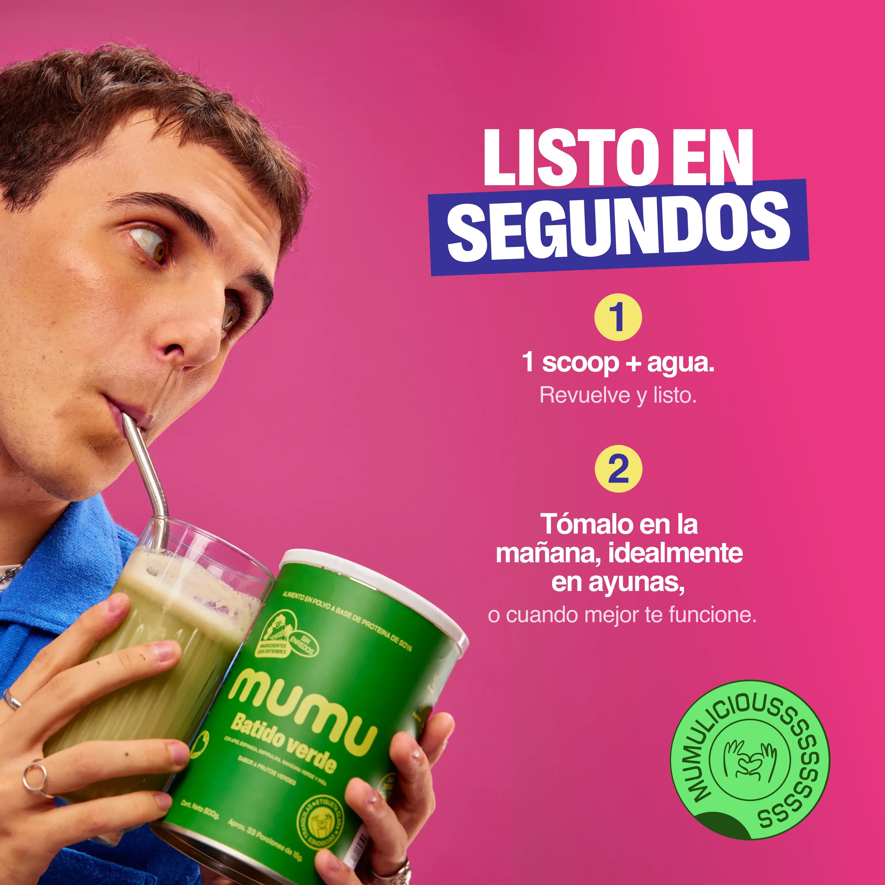 BATIDO VERDE EN POLVO